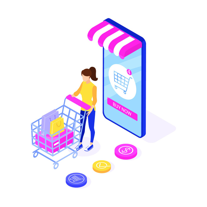 扁平化人物场景办公互联网等距ai矢量设计网页海报UI素材插画