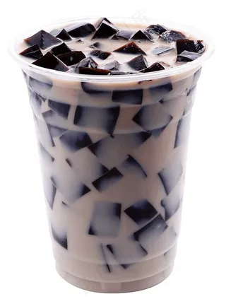 椰奶龟苓膏冷饮奶茶图片（PNG免抠图）