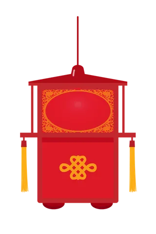 卡通手绘灯笼中秋节元宵节花灯新年海报元素PNG免扣PS素材