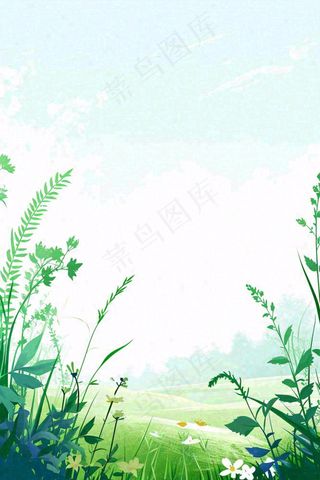 春天野外绿草繁花阳光明媚立春，春分，野外郊游，踏青，春游