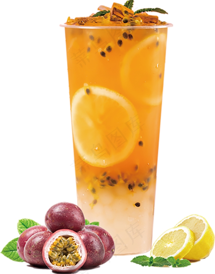 百香柠檬柚子茶