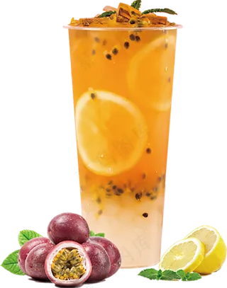 百香柠檬柚子茶