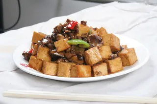 20口蘑烧豆腐 -燕北莜面村