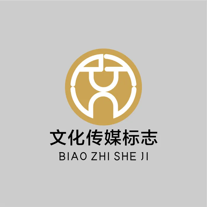 文化传媒标志设计cdr矢量模版下载