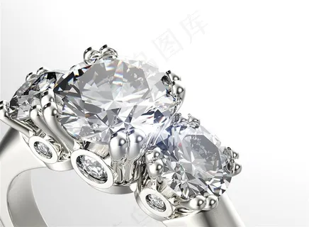 钻石戒指特写高清图片珠宝图片