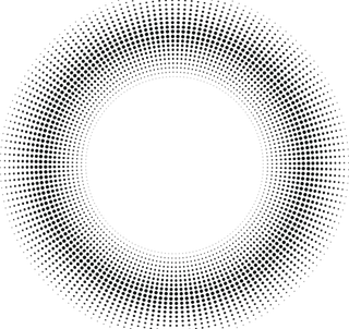 黑白光芒环形科技kv主视觉素材