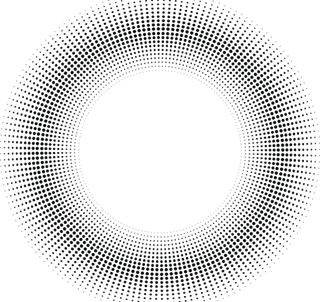 黑白光芒环形科技kv主视觉素材