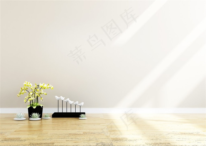 简约居家背景墙壁木质地板