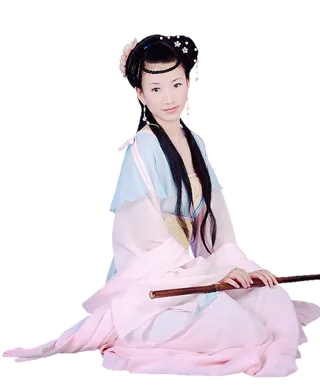 49 (1)免抠元素 免抠摄影 美女 人物 服装 古风 演奏