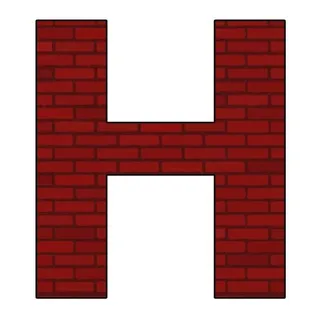 字母H PNG免抠