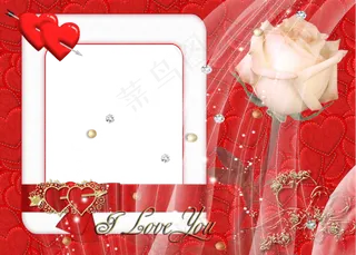 爱心相框素材图片下载