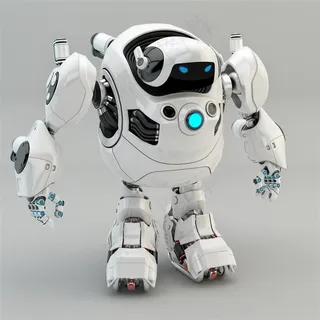 人工智能机器人3D渲染科幻海报超高清图片 人工智能机器人3D渲染科幻海报超高清图片