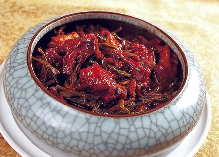 CXC01021干豇豆炖土鸡