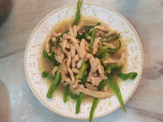 青椒鸡丝青椒肉丝菜品菜谱图片