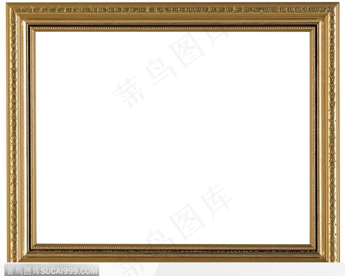 浪花金边相框