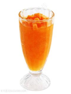 木瓜沙冰果汁奶茶饮料图片（PNG免抠图）