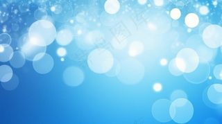 蓝色光圈光影光晕闪光粒子背景