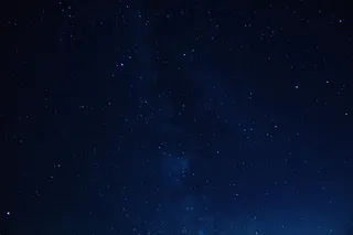 深蓝色星空高清壁纸图片