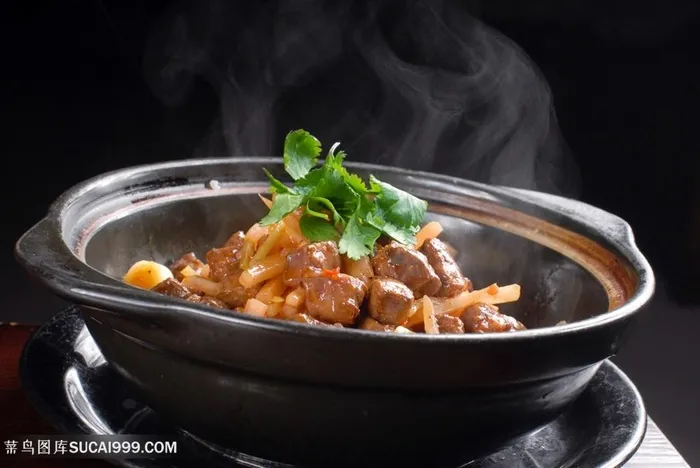 家常猪肝中华美食摄影图