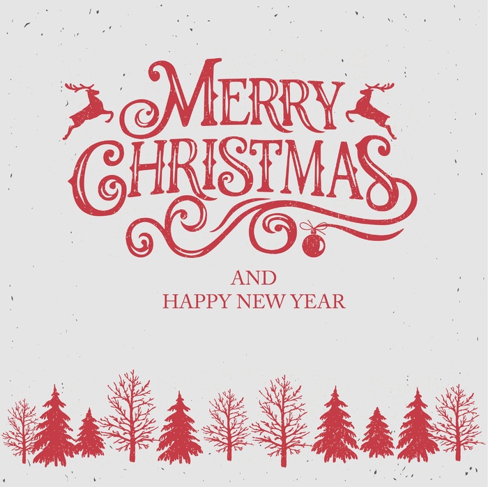 圣诞节圣诞树圣诞老人闪亮装饰电商促销折扣海报