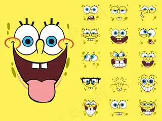 卡通海绵宝宝表情图片