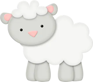 绵羊卡通素材现代农业