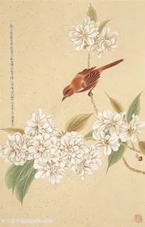 高清花鸟时尚中式装饰画 高清花鸟时尚中式装饰画