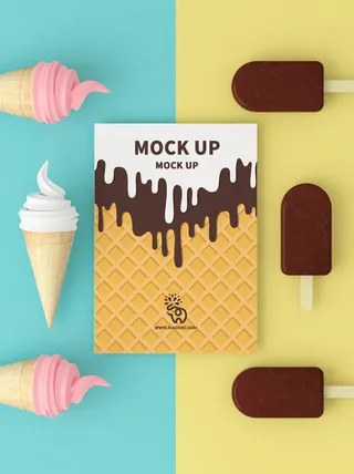 包装智能贴图样机VI效果PSD素材