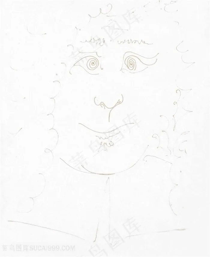 毕加索时尚笑脸唯美装饰画 毕加索时尚笑脸唯美装饰画