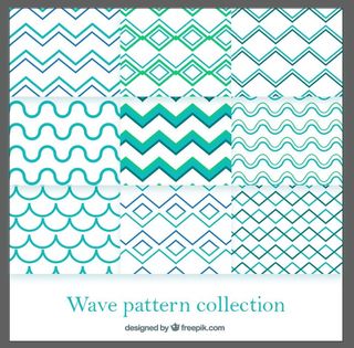 波浪纹背景矢量图片