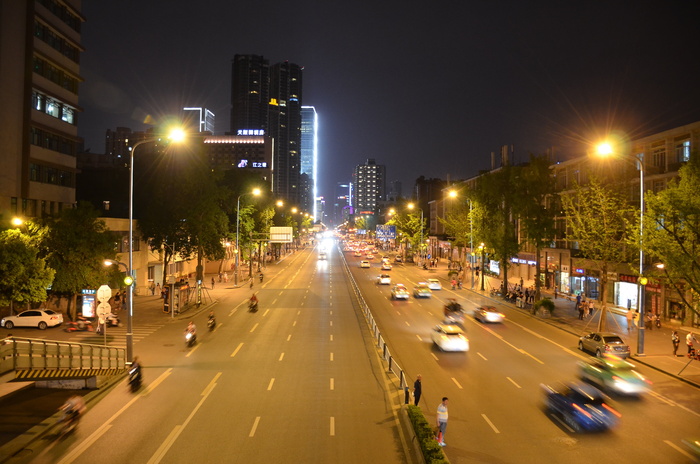 高清唯美城市夜景街景