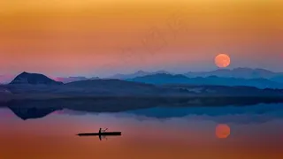 夕阳 日落 晚霞  黄昏  傍晚 太阳  落日余晖 自然风景
