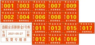 京喜大仓标识牌