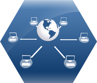 电脑互联卡通简笔科技kv主视觉素材