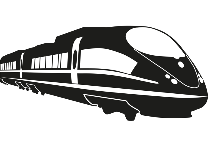 高铁列车动车动画免扣素材PNG