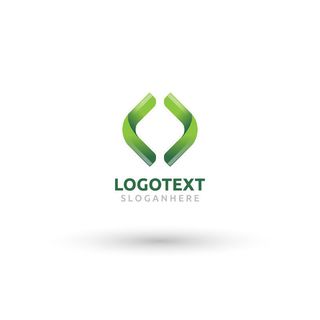 图标标识标志立体几何图形企业商标VI品牌LOGO设计模板AI矢量素材