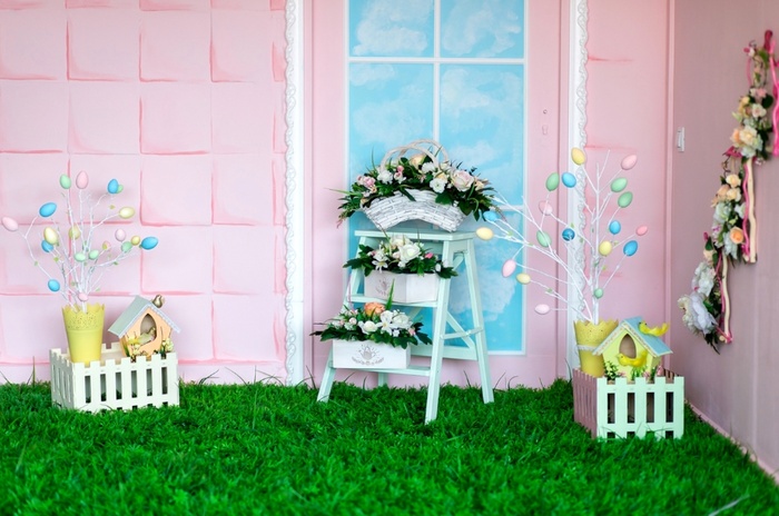 儿童照相拼接背景