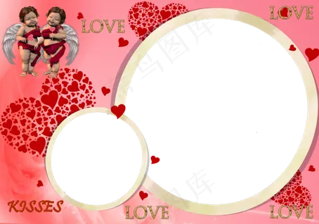 爱情相框素材图片下载