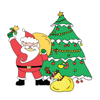 圣诞节平安夜圣诞树免扣素材圣诞元素