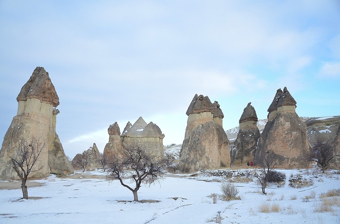 冬天白雪背景风景