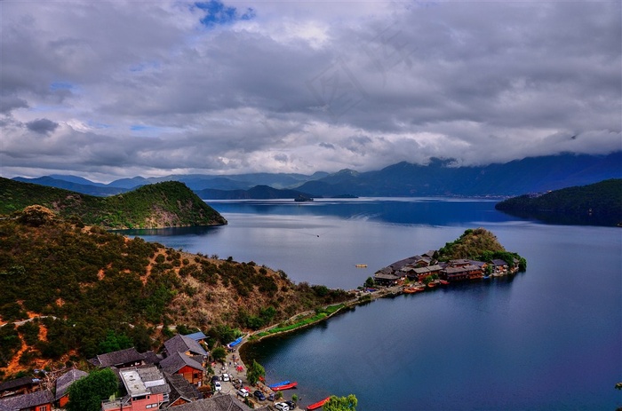 云南泸沽湖风景高清图片