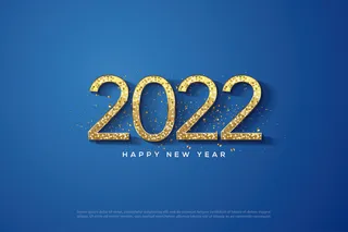 2022创意艺术字体新年虎年圣诞节数字立体质感文字AI矢量设计素材