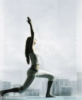 美容保健-练习瑜伽的女人 美容保健-练习瑜伽的女人