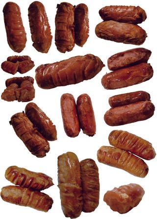 火山石烤肠免抠摄影实拍元素