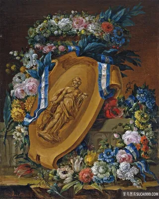 静物花卉油画装饰画油画图片