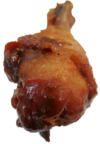 奥尔良蜜汁蜜辣手扒鸡烤鸡腿翅根琵琶腿免抠素材摄影元素