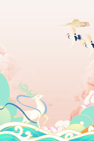 中式古典国潮来袭海报展板宣传背景图PSD设计PS模板素材