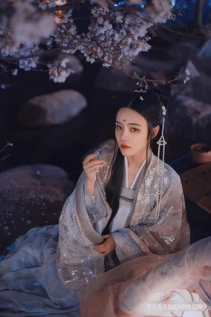 典雅清纯古装美女摄影图片