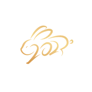 2023矢量兔年艺术字设计