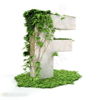 3D字母F设计素材